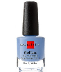 SOPHIN Lakier do paznokci UV GELLAC NAIL POLISH BASE & COLOR 2in1 0651 12ml